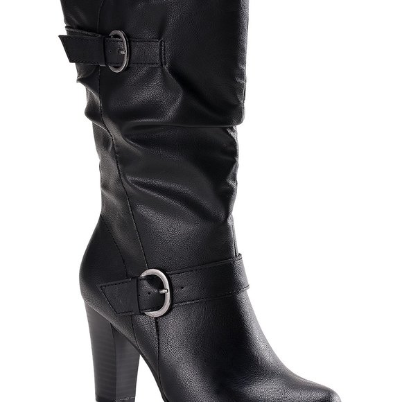 Style & Co Sachi Block-Heel Mid-Shaft Boots 8M - Picture 1 of 8